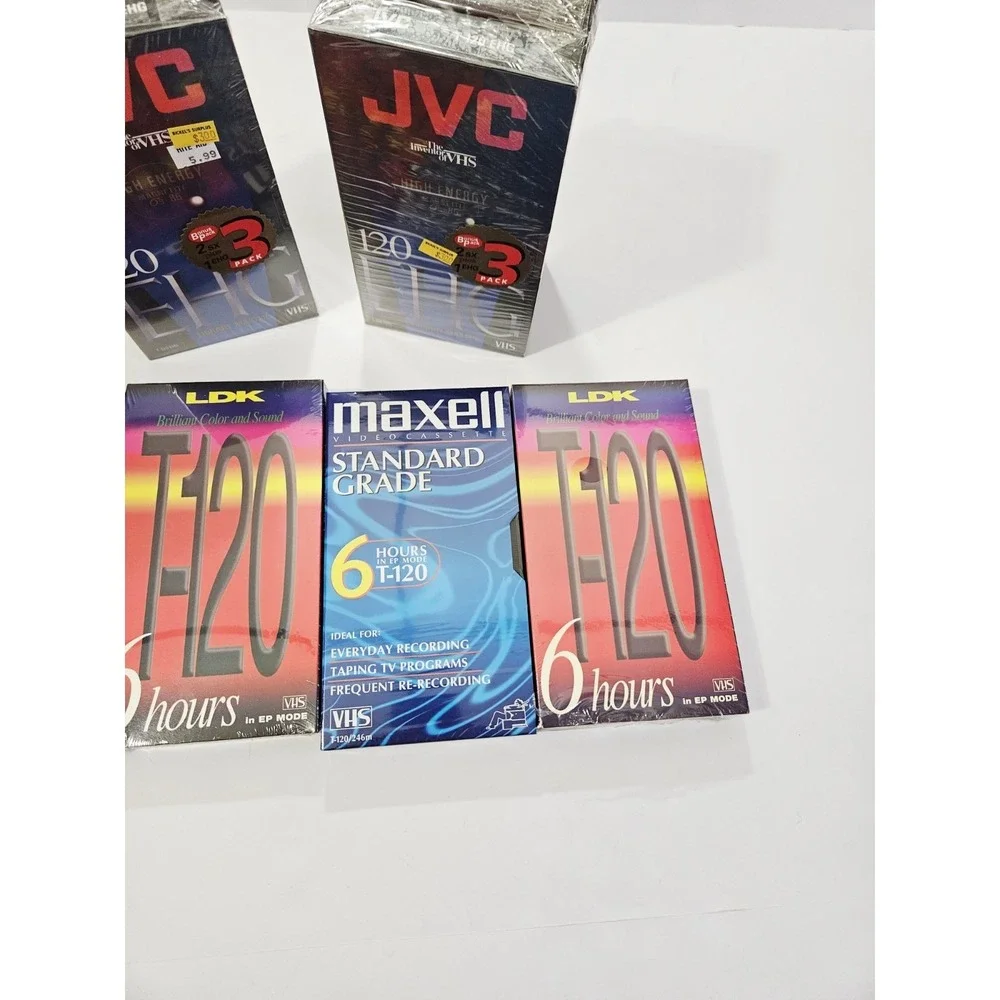 VHS Tapes Assorted Lot 10 Total NEW